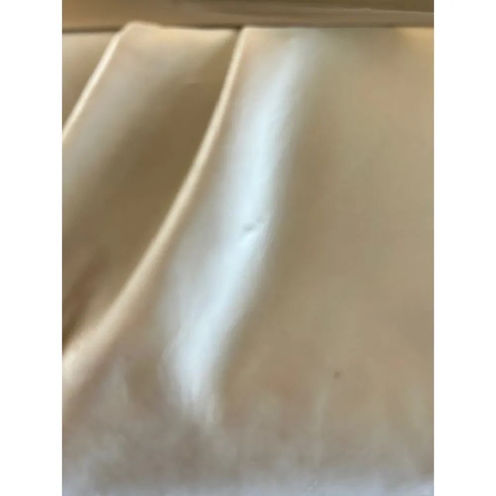 Vintage 1990s Jessica McClintock Gunne Sax Satin Evening Bag – NWT White - Image 4