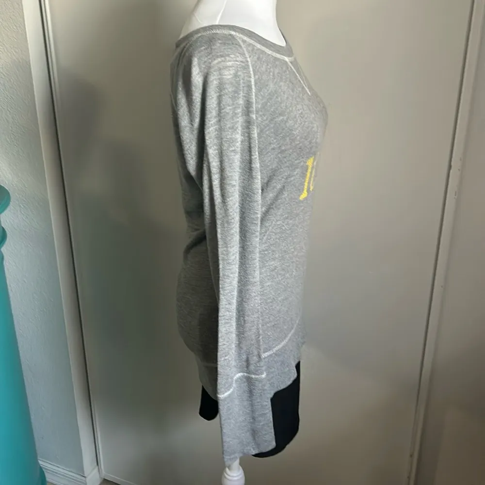 Theory Women’s Graphic Soft Thermal Stretch Boatneck Long Sleeve Shirt - Image 6