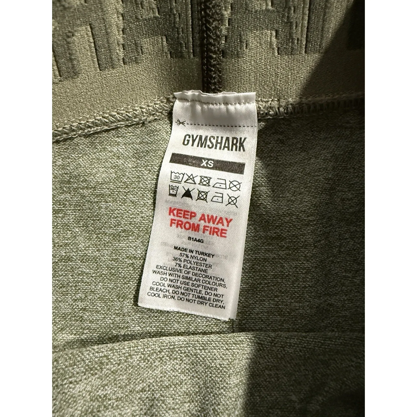 Gymshark Shorts Womens Size XSmall Green Training Running Bike Short - Image 4