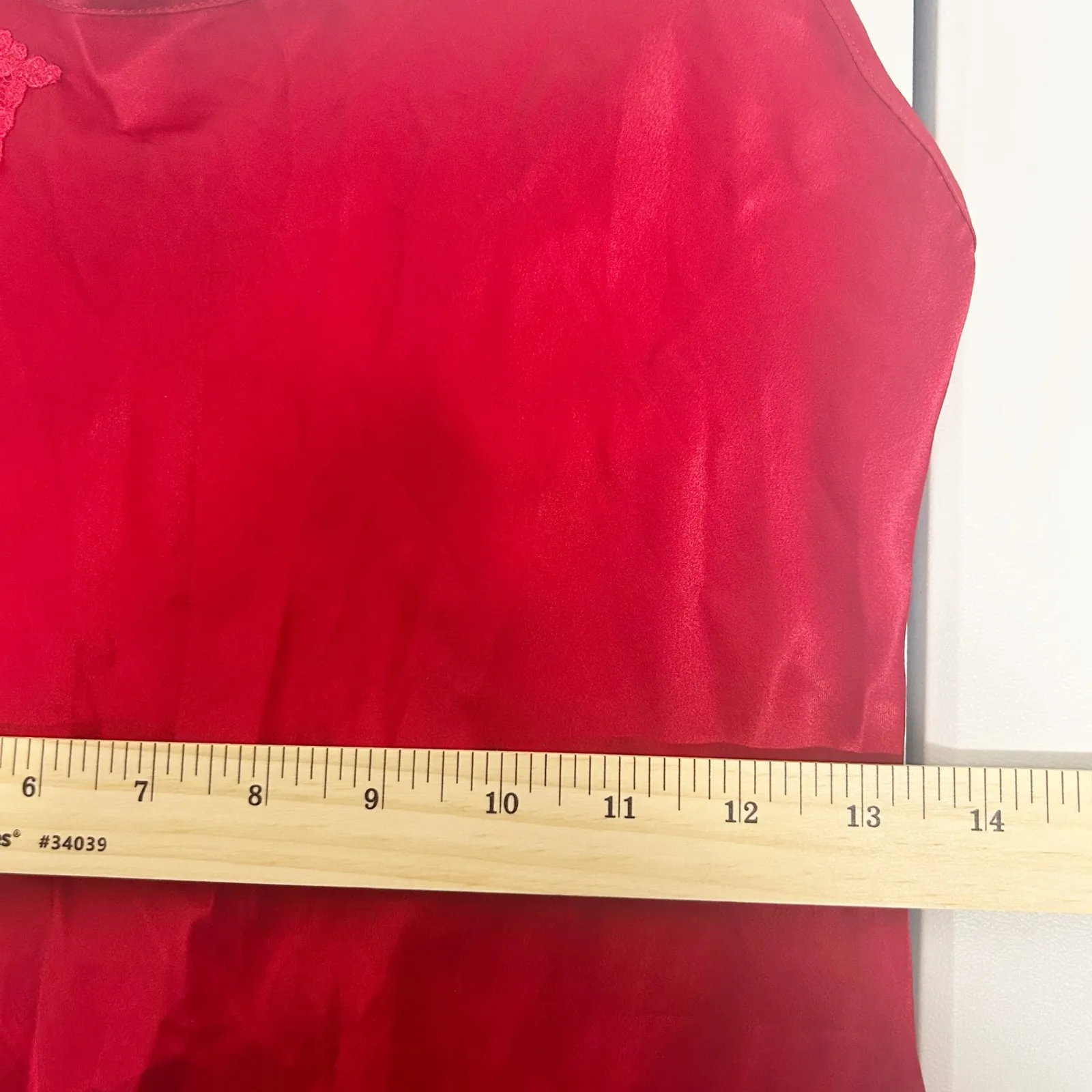 Victoria's Secret Womens Coquette Y2K Madison Beer Lace Trim Slip Dress‎ Size M - Image 11