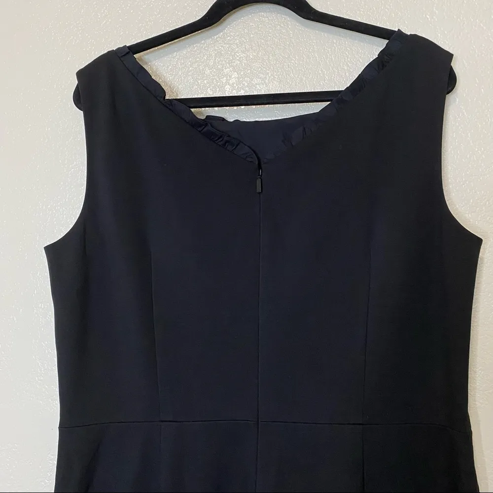 Lafayette 148 New York Rooney Sleeveless Cropped Jumpsuit in Black Size XL NWT - Image 10