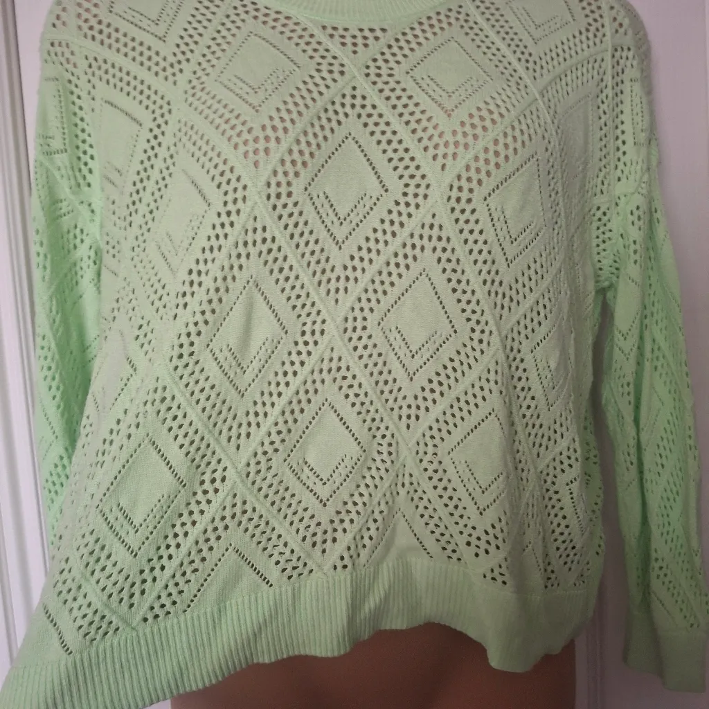 Torrid Sz 0 Mint Green Women's Sweater - Image 5