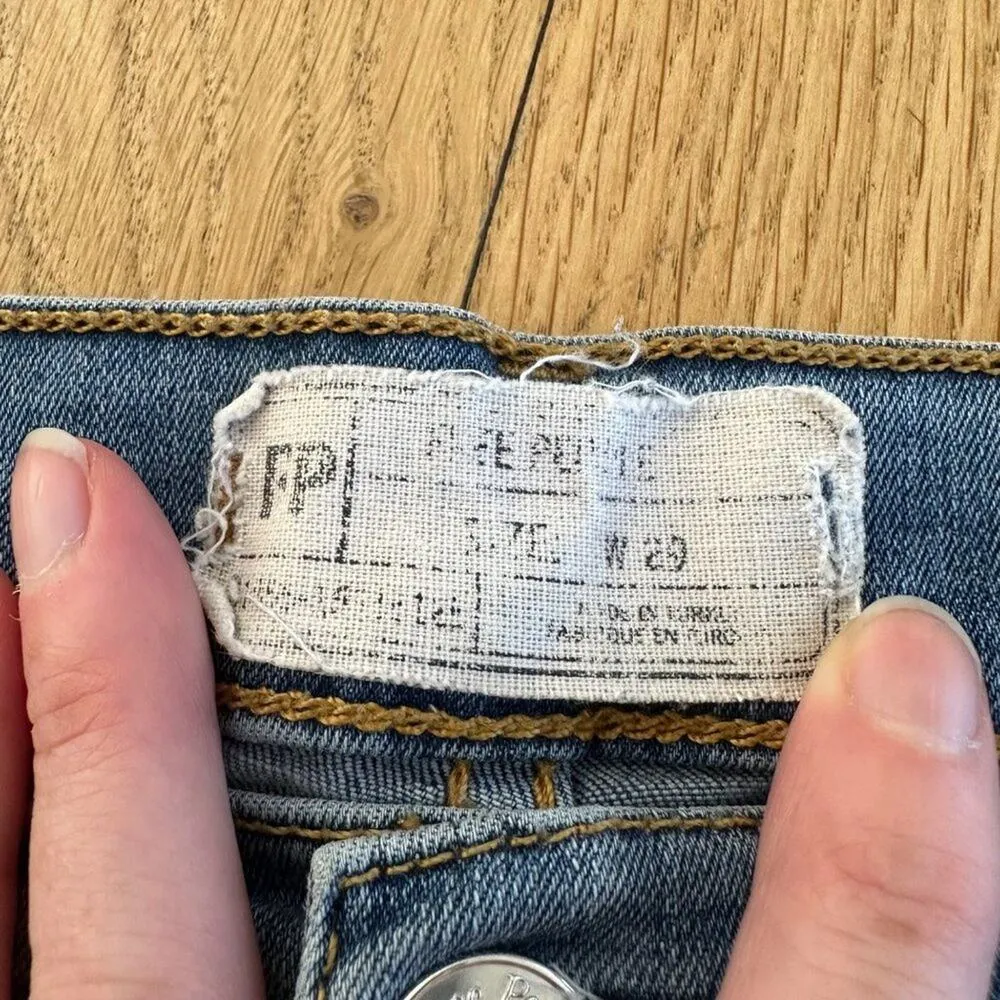 Free People - Distressed Jeans in Blue - Image 3