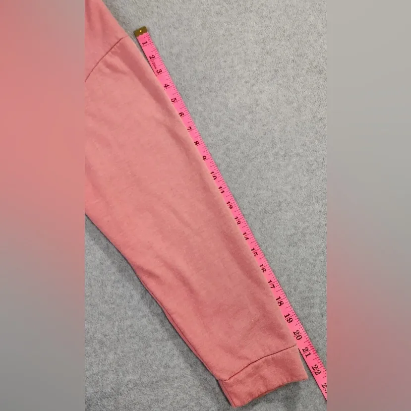 Bobbie Brooks Love Hoodie Women's Plus Size 2X Pink Pullover Hooded Sweatshirt - Image 7