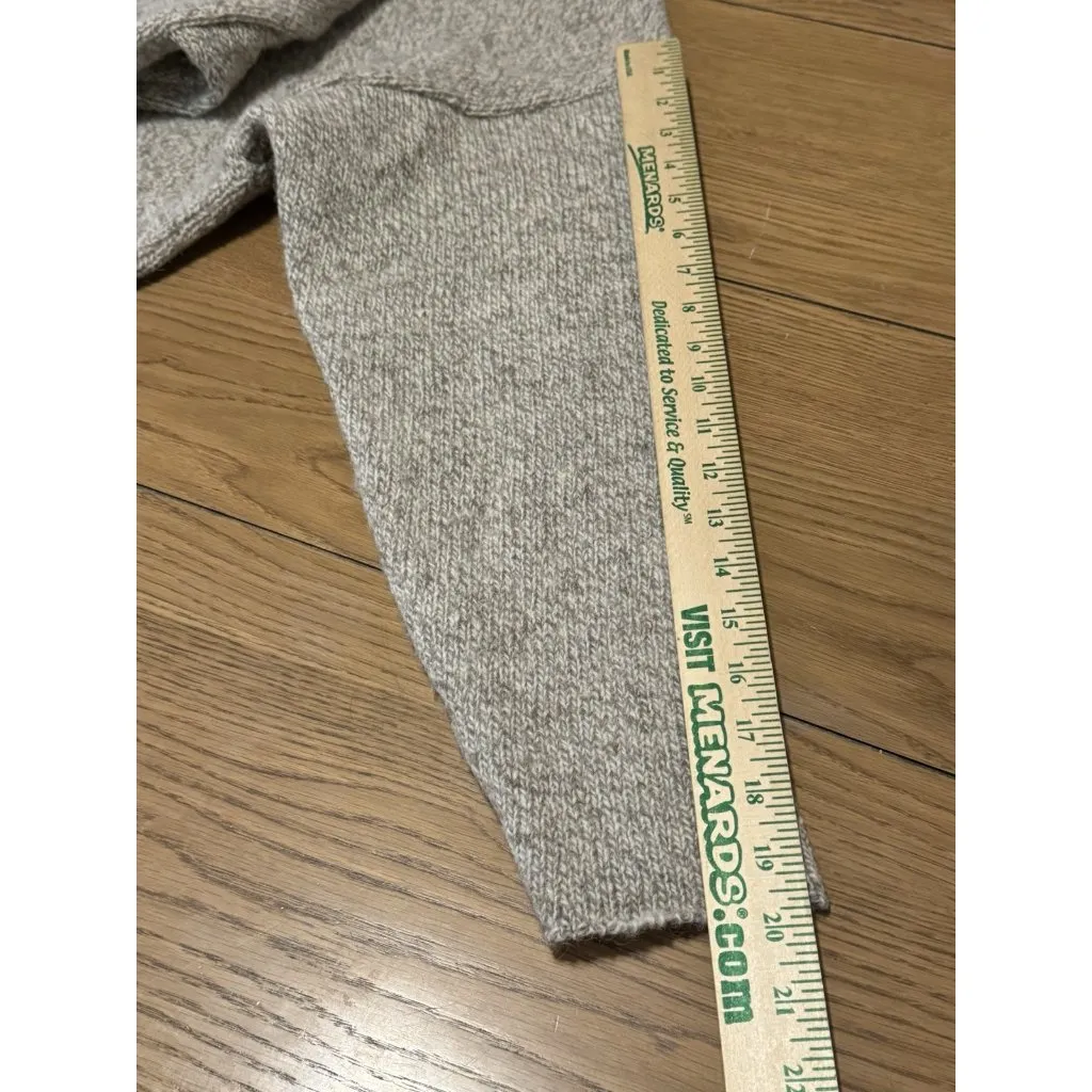 Winona Women's Cardigan Sweater Wool Blend Oatmeal Made‎ In USA Size Large VTG - Image 10