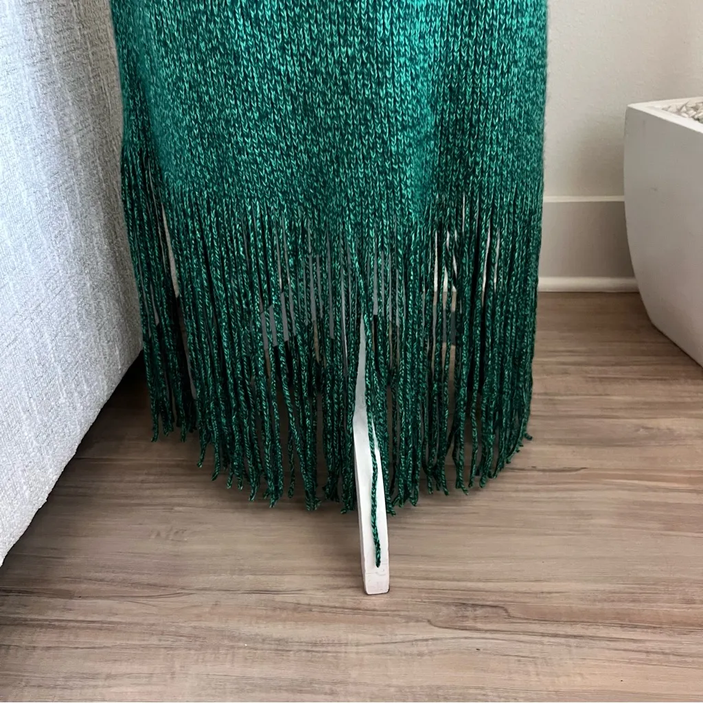 Zimmemann Celestian Tassel Trim Cashmere And Merino Wool Sweater In Green - Image 10