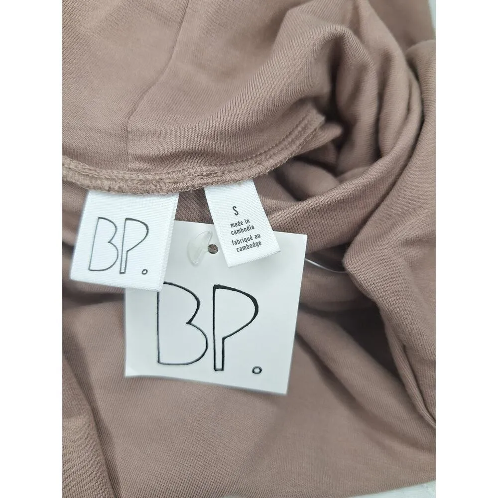 BP Women's Size Small Long Sleeve Fitted Turtleneck A Line Dress Dusty Rose NWT Pink - Image 3