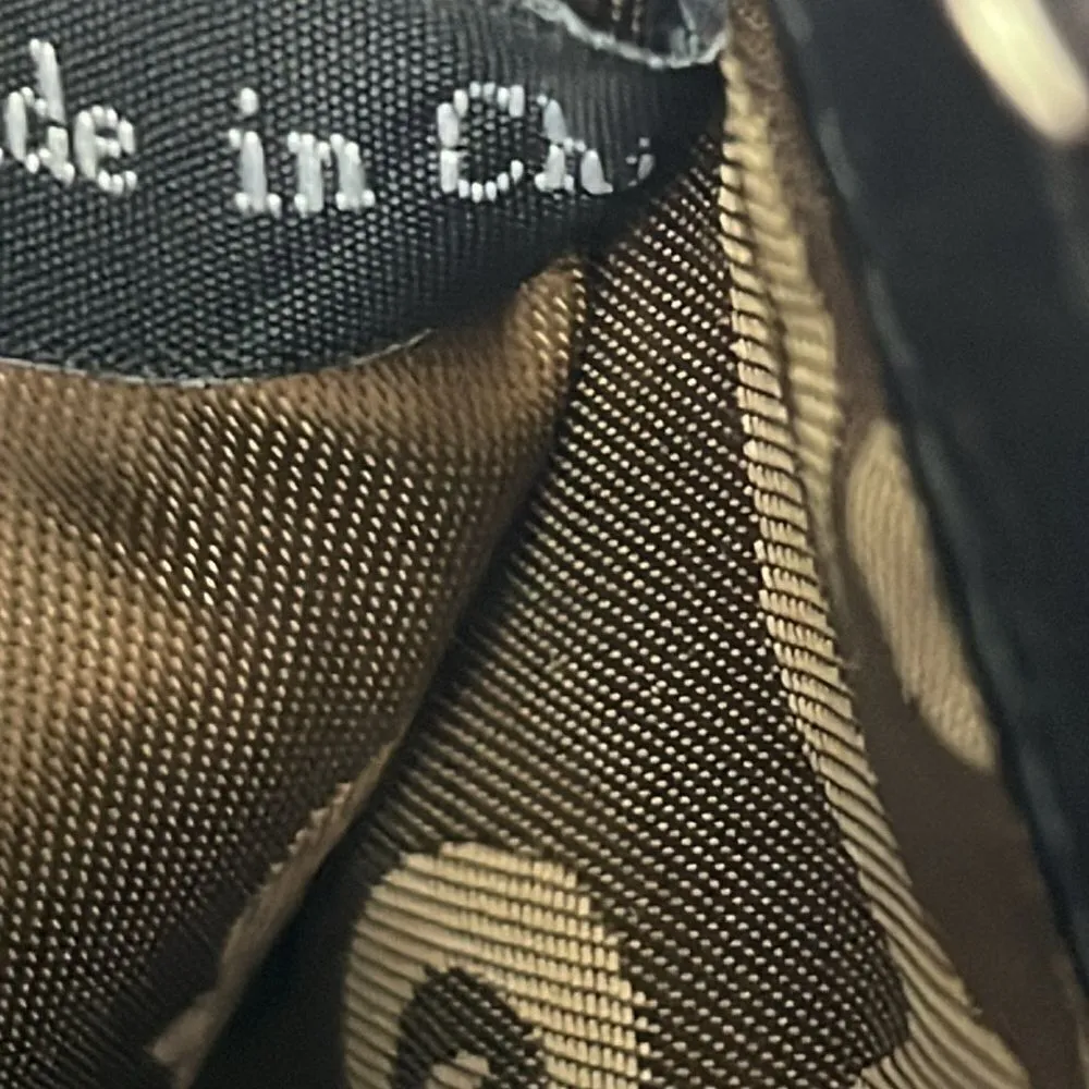 Brighton Tri-fold Brown Black Silver-Tone Magnetic Closure Various Compartments - Image 16