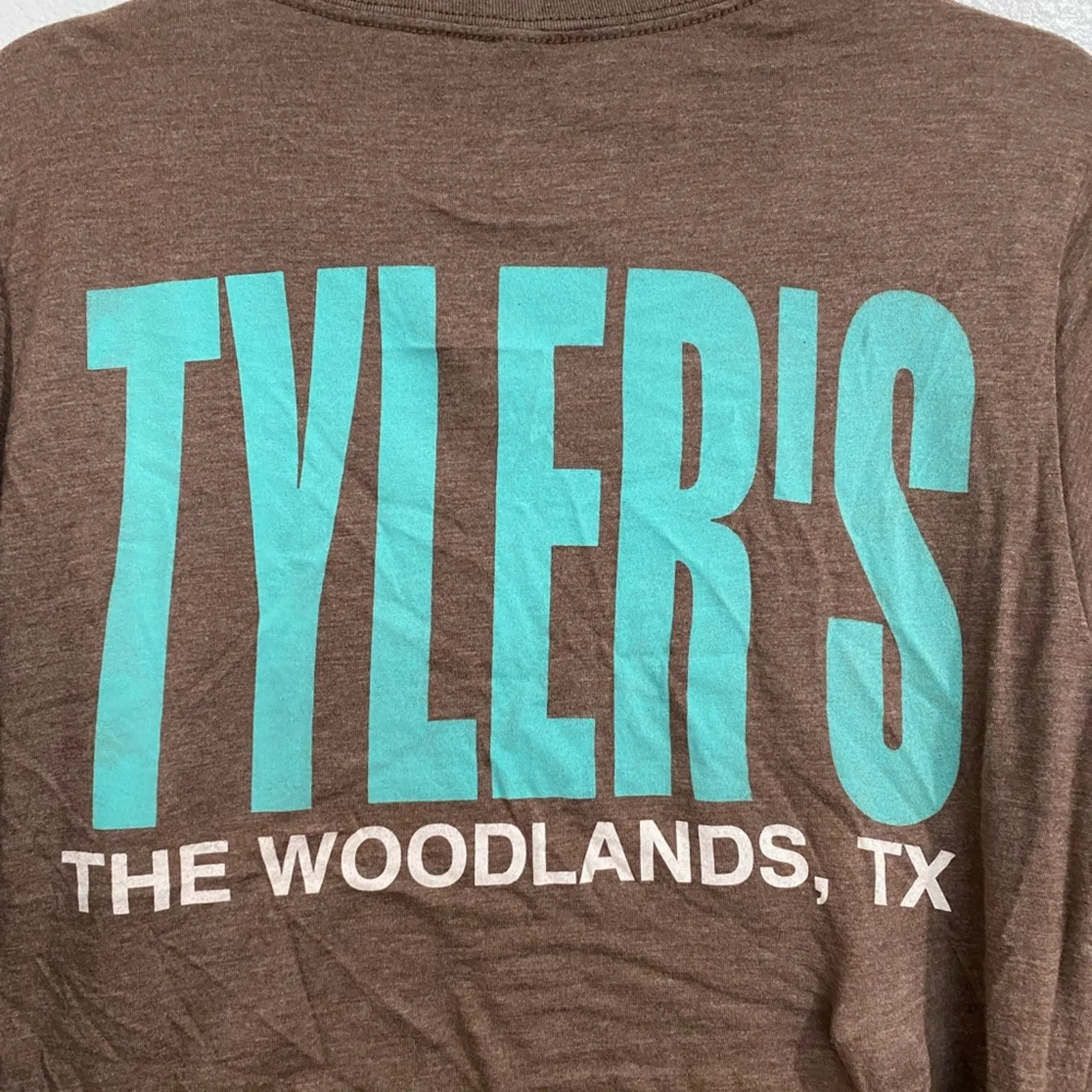 Tyler’s The Woodlands Brown Long Sleeve Tee Shirt Sz M Size M - Image 6