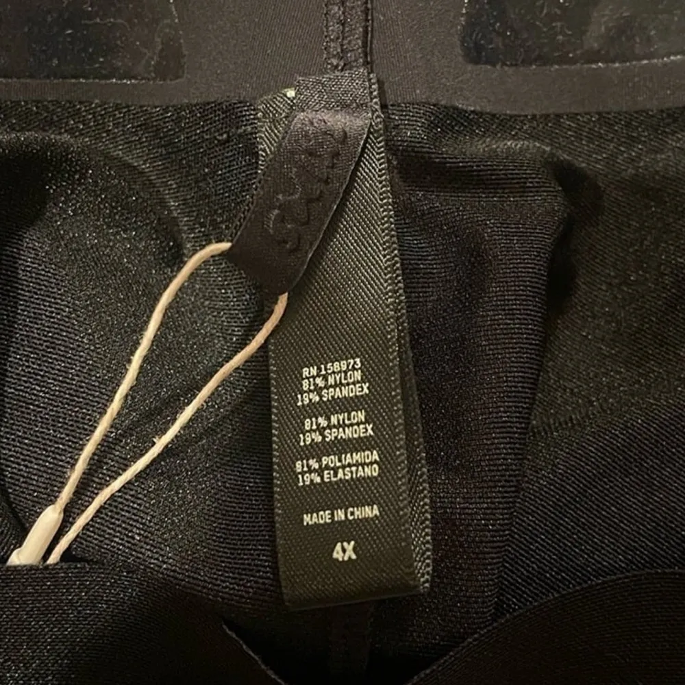 Skims NWT Sheer Sculpt Low Back Short in Onyx Black Women’s plus size 4X - Image 11