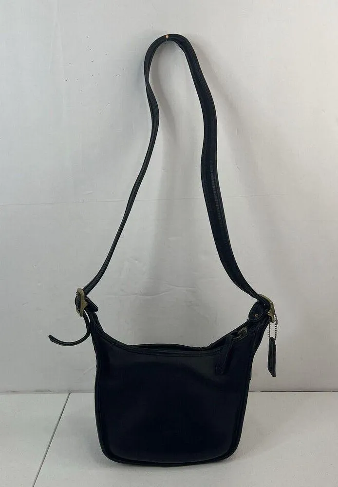 Coach Legacy Crossbody Bag Black Leather Vintage Janice Ricardi-Desantos 9950 - Image 3