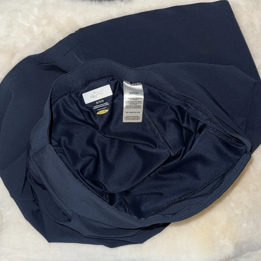 GREG NORMAN Navy BLUE GOLF Tennis Skirt SKORT Women’s S Small Athletic - Image 7