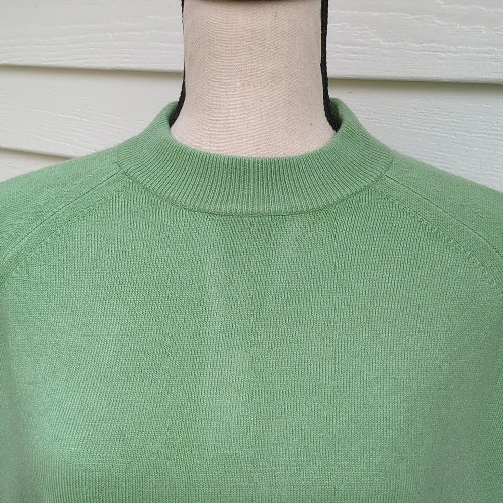 Designers Orignals Luxelon Mock Neck Sweater with 1/4 Back Zipper Size XL - Image 3