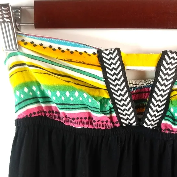 Rip Curl S Black Strapless Maxi Dress - Image 2