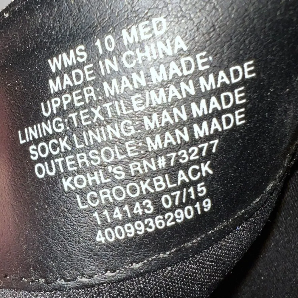 Lauren Conrad faux leather black knee high zip side boots - Image 9