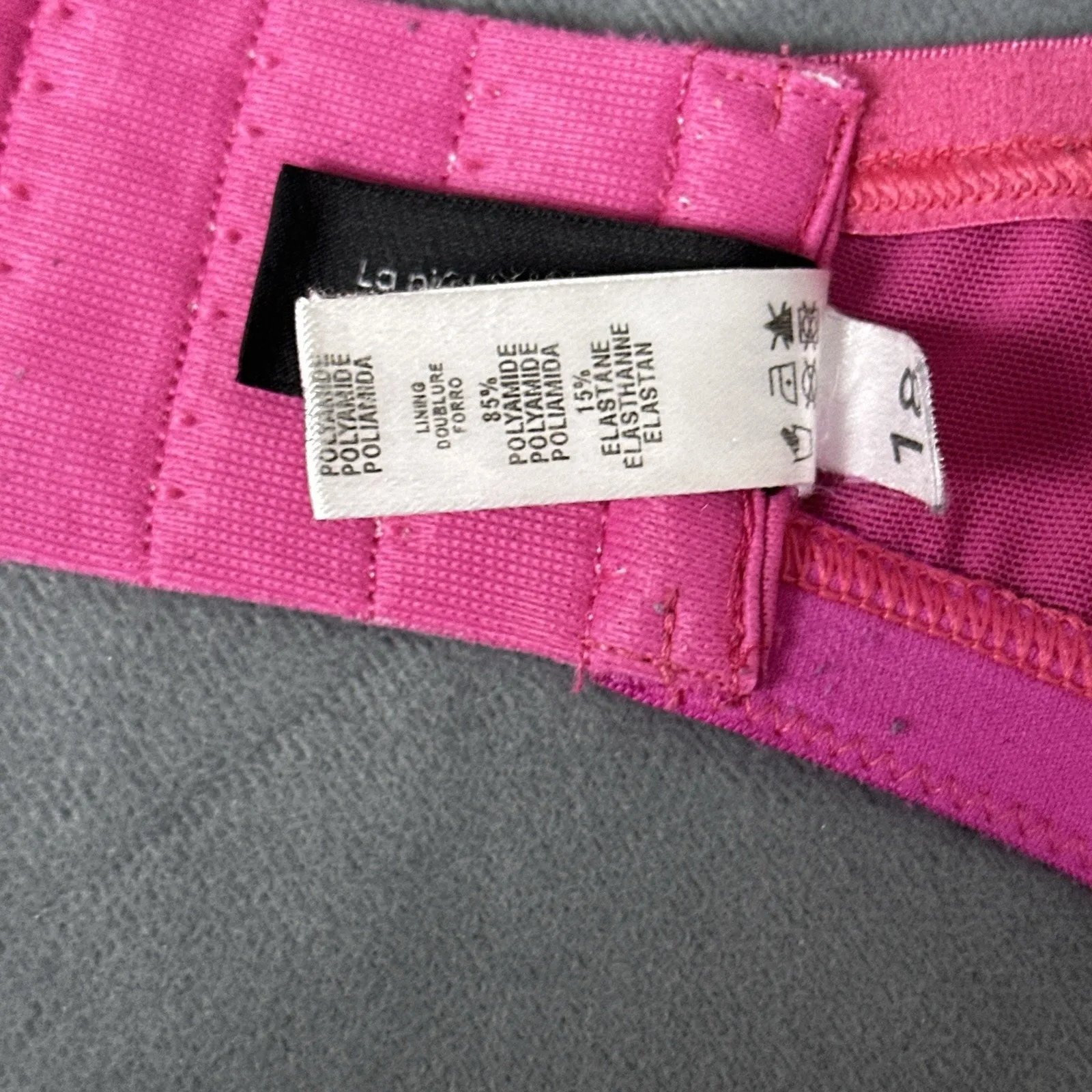 Cosabella Soire Confidence Curvy Bralette Size Large Pink Wirefree Unlined Sheer - Image 10