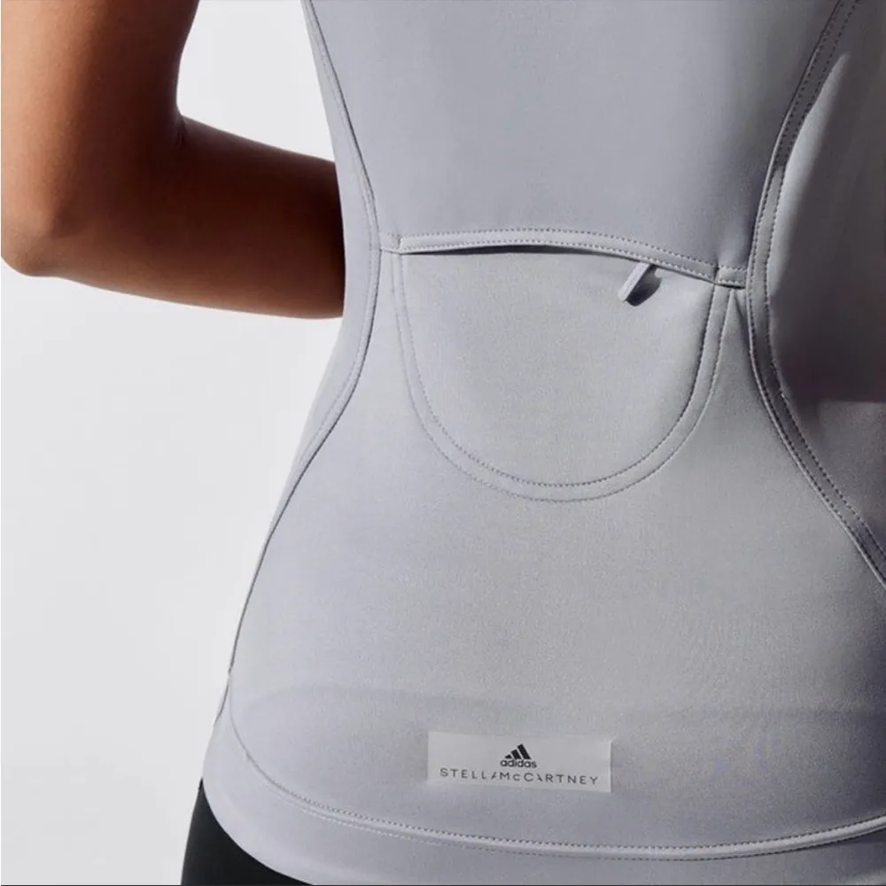 Adidas by Stella McCartney Quilted Vest Full Zip Grey - Image 7