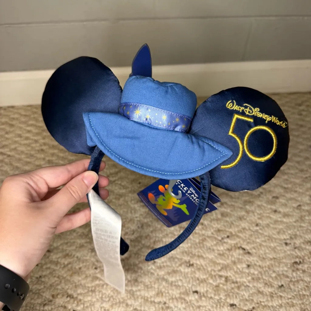 NWT Walt Disney World Peter Pan’s Flight Ear Headband 50th Anniversary WDW Blue - Image 5