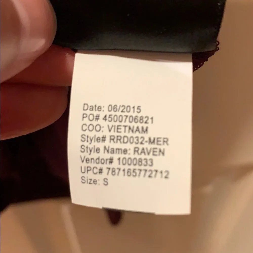 Robert Rodriguez Merlot Raven Dress - Image 9