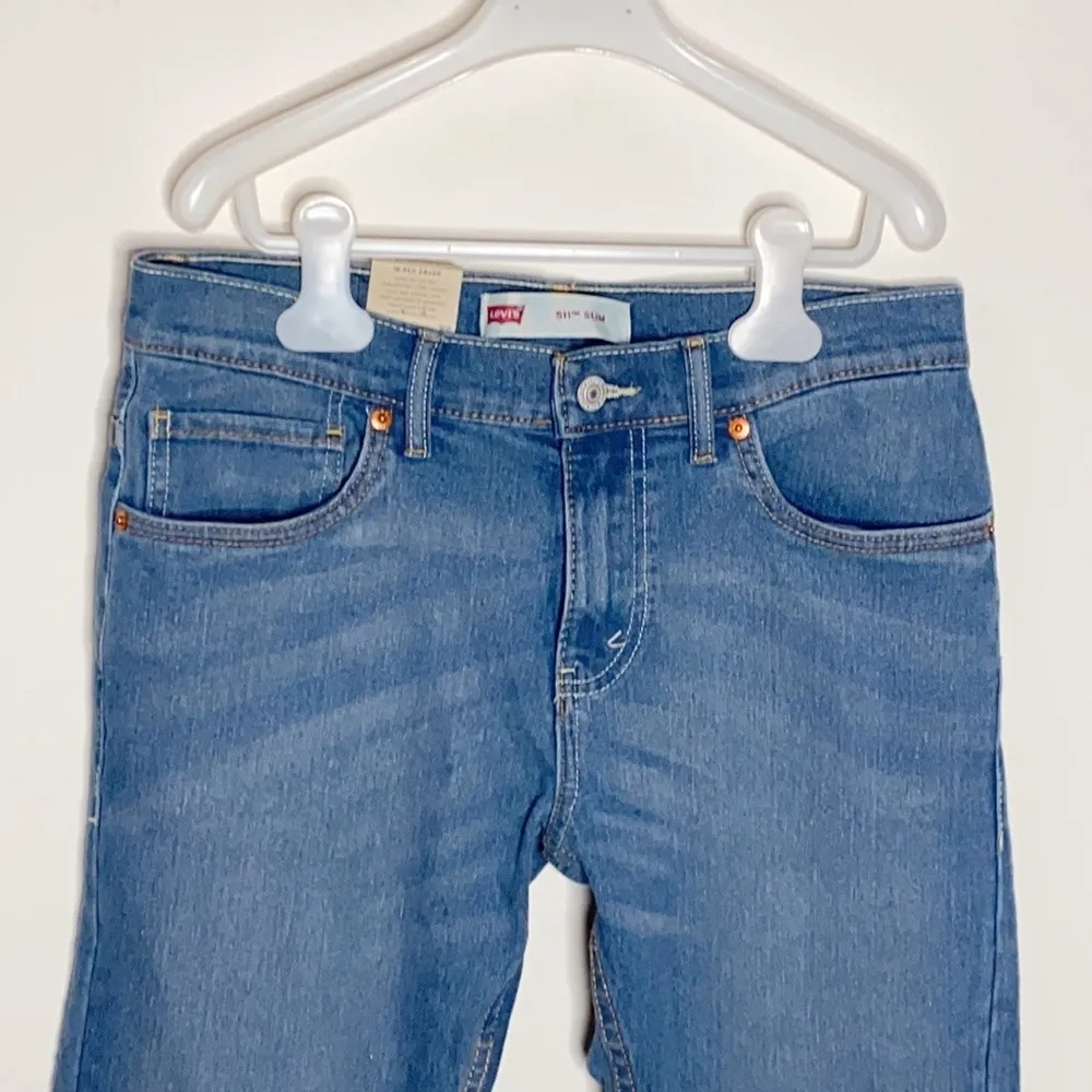 Levi’s 511 Slim light blue wash jeans size 28 - Image 3