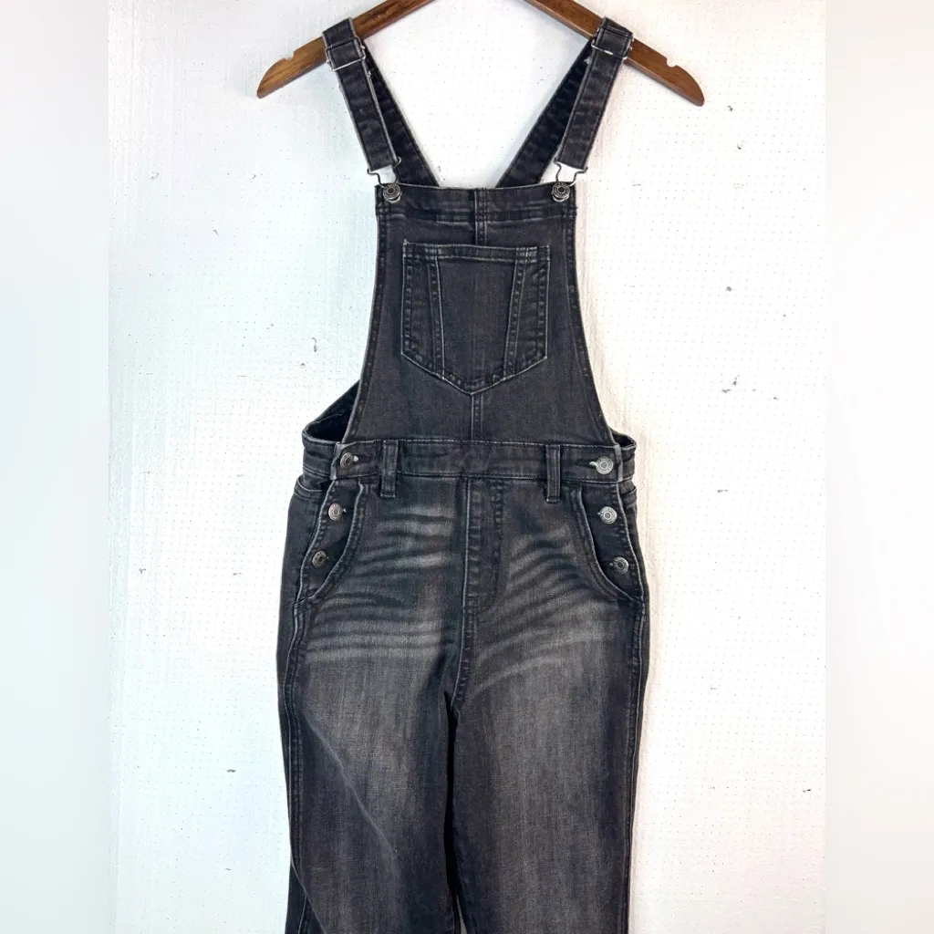 Old Navy 6 Women Jeans Denim Overalls Black - Image 4