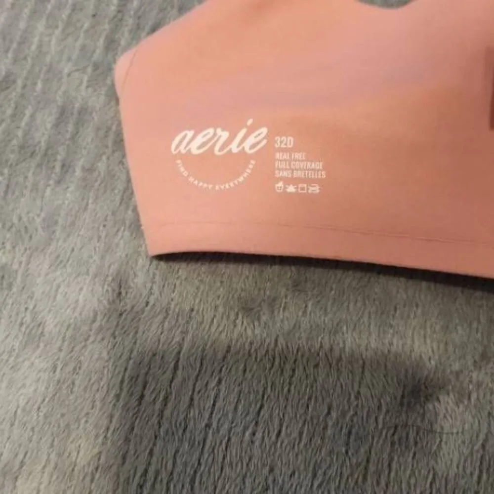 Aerie 32D Real Free Full Coverage Underwire Bra Pink - Image 3