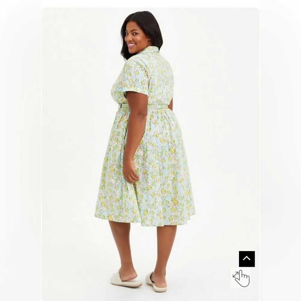 NWT Torrid x Disney Tinkerbell Peter Pan Swing Dress Size 20 - Image 2