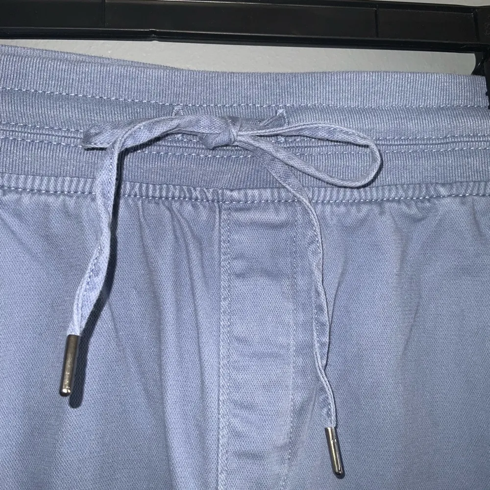 Orvis Sky Blue Relaxed Cotton Blend 5” Shorts Drawstring Pockets XL - Image 4