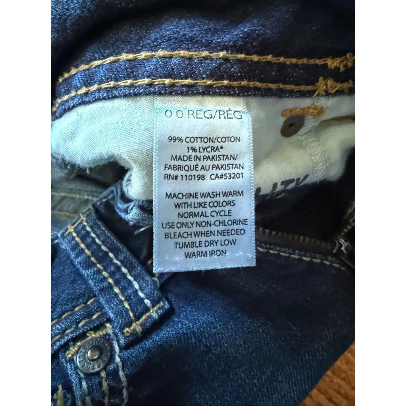 Aeropostale Hailey Skinny Flare Jeans Dark Wash Size 00R Low Rise Bootcut - Image 4