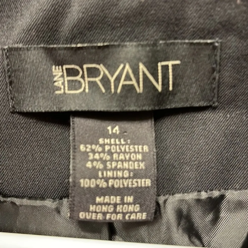 Women's Plus Size Lane Bryant Black Blazer Jacket Size 14 EUC #6509 - Image 4