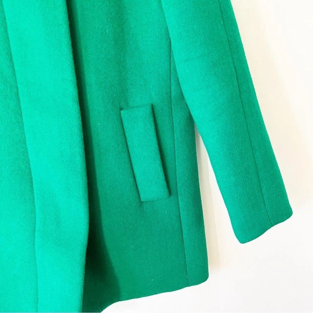 J.Crew  Bright Green Wool Coat - Image 6