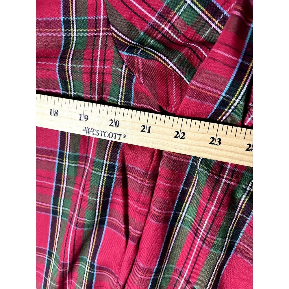 Disney Fa La La Pajamas Unisex Size Small Oversized Cozy Pjs Plaid Holiday Soft - Image 7