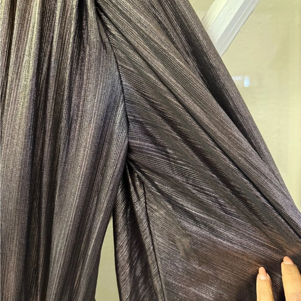 - Bronx and Banco
Bellerose Mini Dress Metallic Bronze Long Sleeve Dress - Image 9