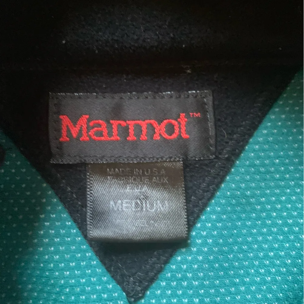 Marmot Black Full Zip Fleece Vest M - Image 4