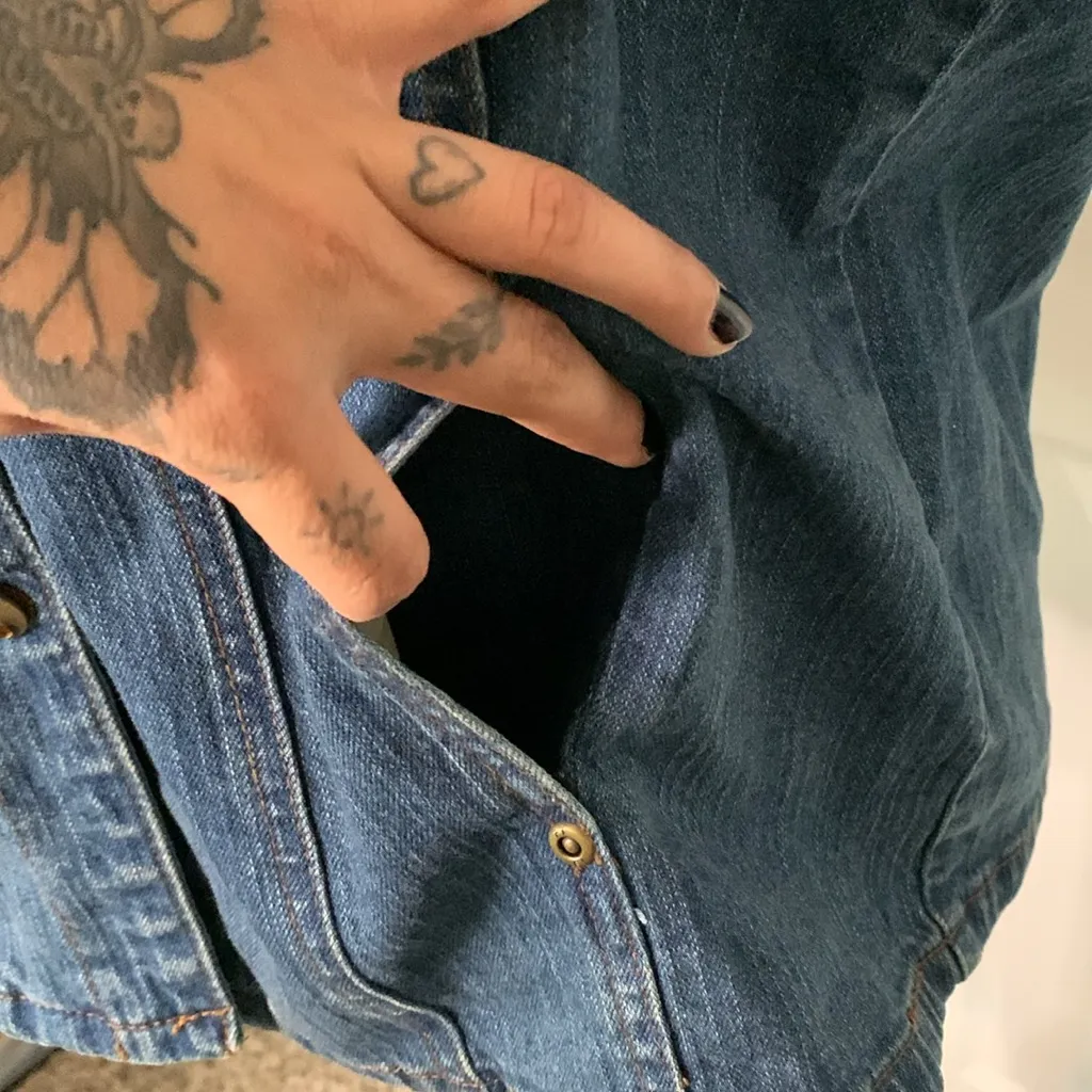 First Issue Liz Claiborne Vintage Denim Vest - Image 6