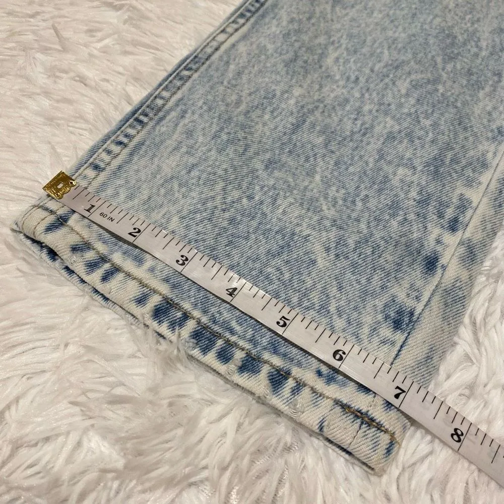 LIONESS  French Kiss Straight Leg Jean in Blue Denim NWT - Image 10