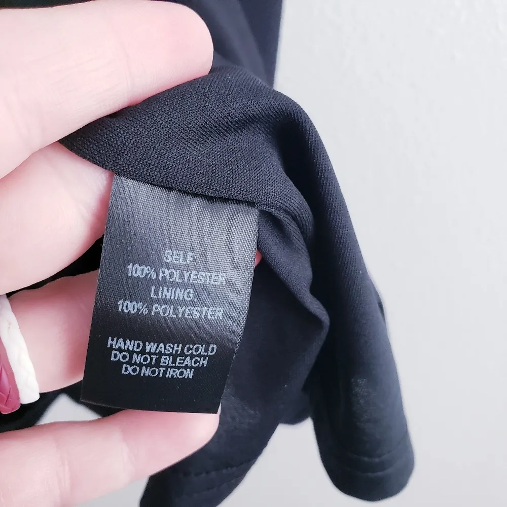 Lulu's Hourglass Midnight Open Side Sleeveless Mini Dress Black Size L - Image 10