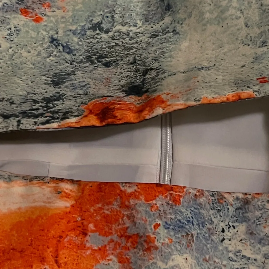 BEC + BRIDGE US Size 2 Fire And Ice Multi Mini Party Cutout Dress Short Sleeved - Image 8