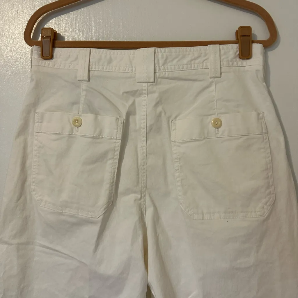 Banana Republic The Barrel Pant Utility Cream Womens 6 New - Image 4