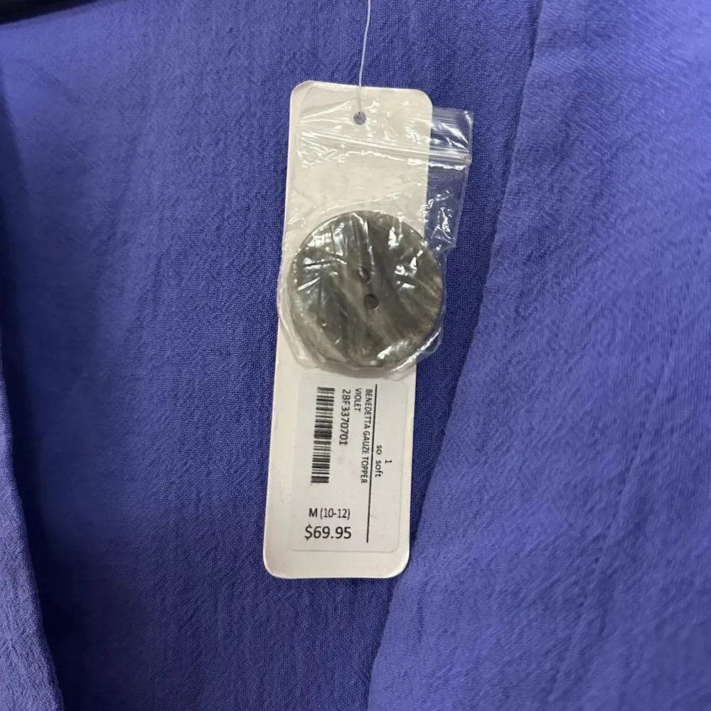 NWT Soft Surroundings Benedetta Gauze Jacket Medium - Image 6