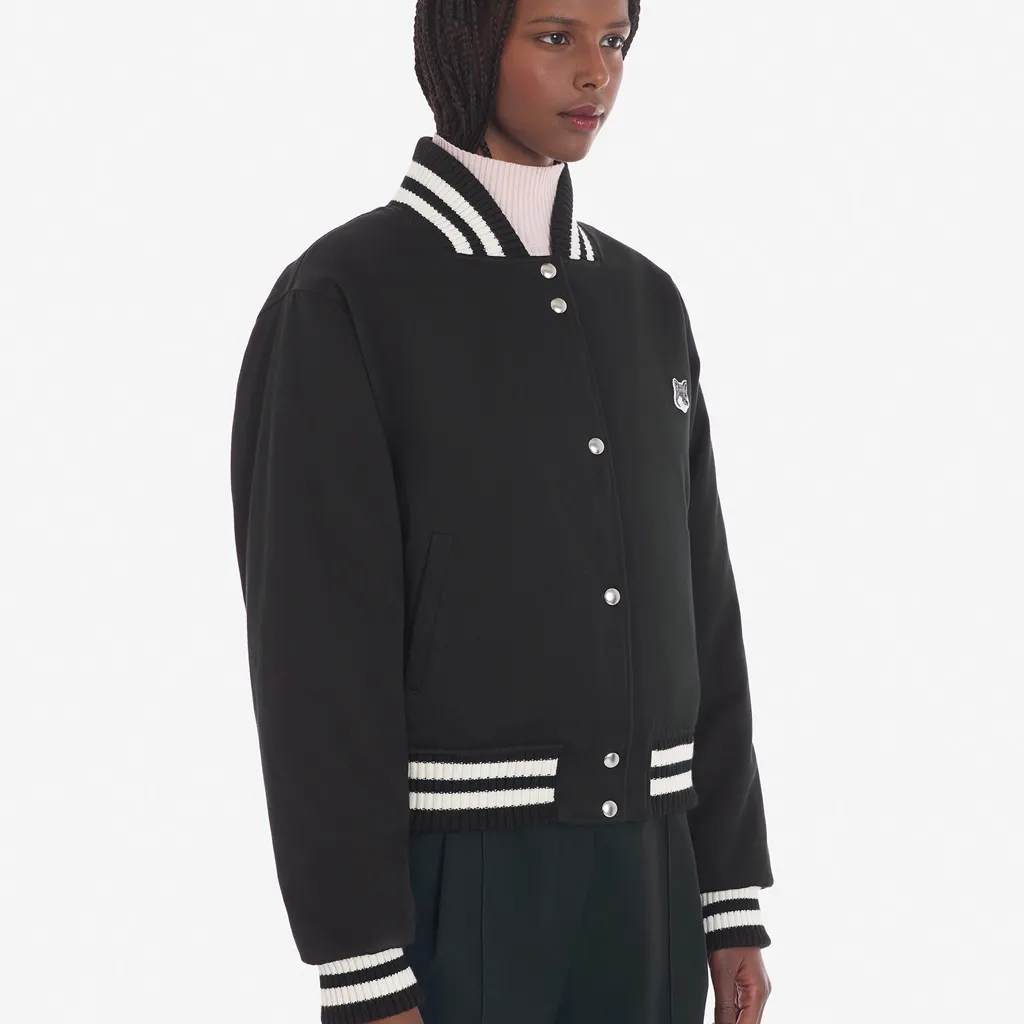 NWT Maison Kitsuné Fox Head Patch Bomber Jacket Size XS - Image 4