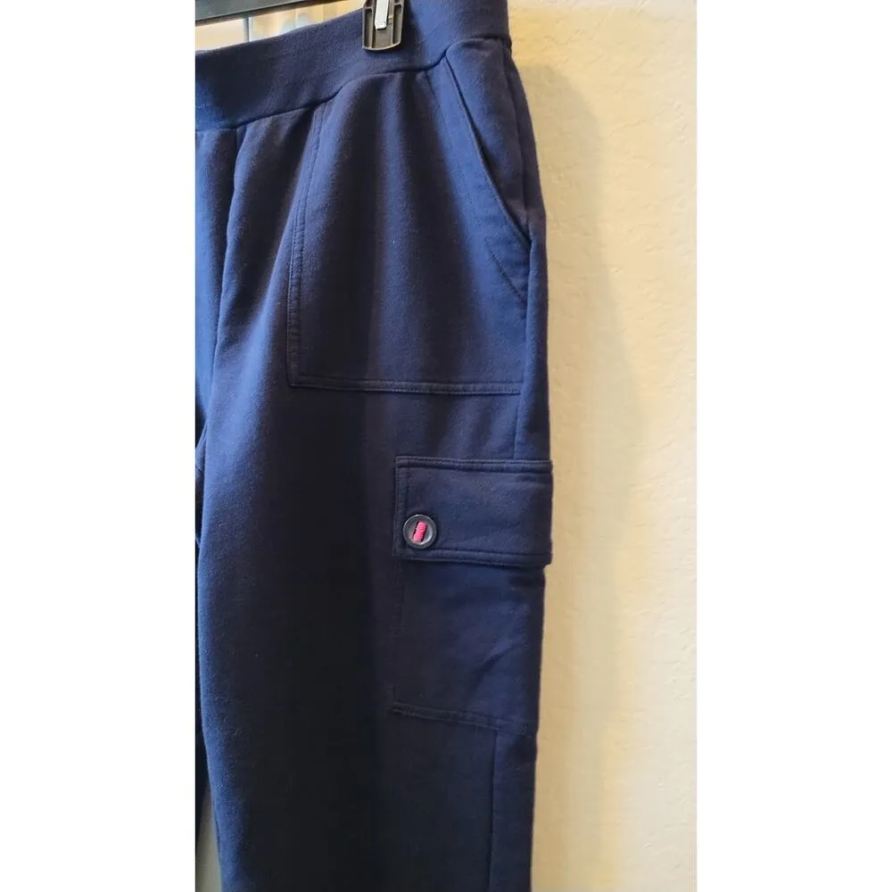 Lauren Ralph Lauren Womens Blue Cargo Straight Leg Pants cotton blend Size 1X - Image 4