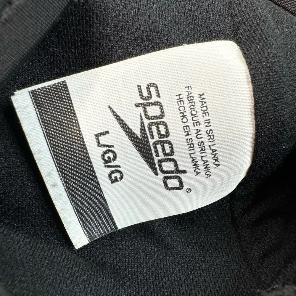 Speedo Black Rushed Bathing Suit - Image 7