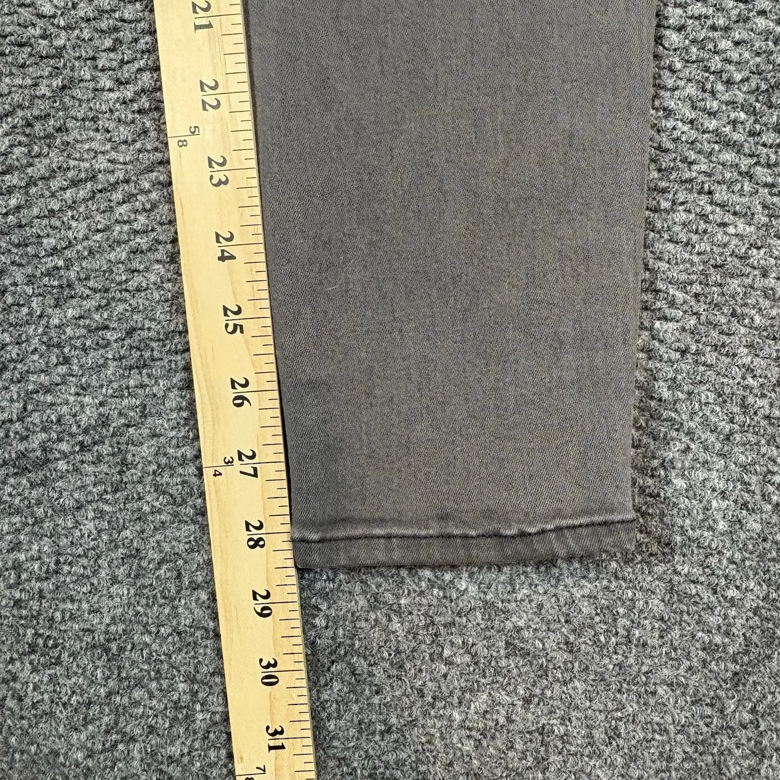 Frame Le High Rise Skinny Leg Denim Jeans Womens 27 Grey Simple Classic Gray - Image 10