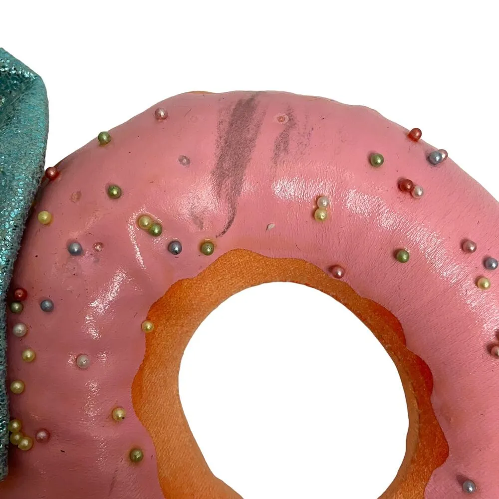 Disney Parks Pink Sprinkle Donut Blue Bow Minnie Ears - Image 2