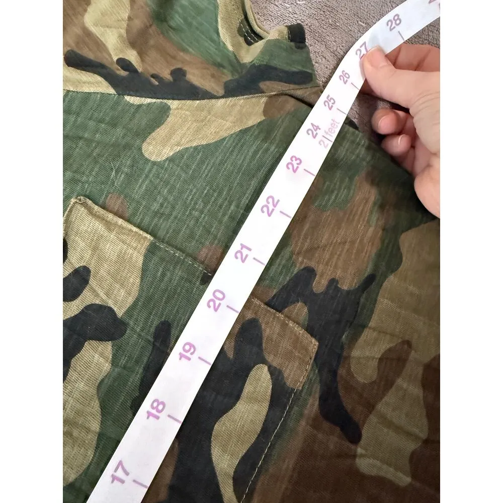 NWOT Sanctuary Size 2X Women Cotton Blend Green Camo‎ Short Sleeve Pocket Dress - Image 7