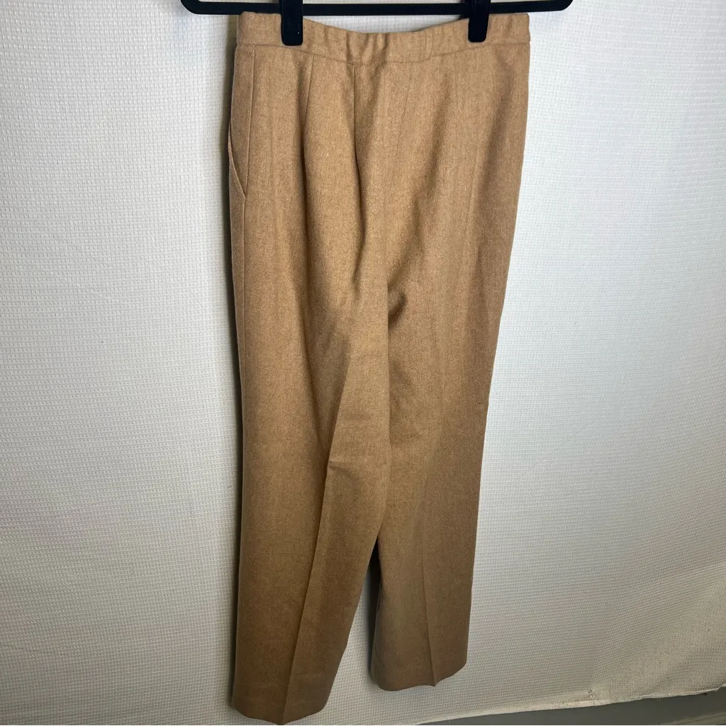 Pendleton | Tan Dress Pants‎ Classic Tailored Fit 8 Wool Brown - Image 3