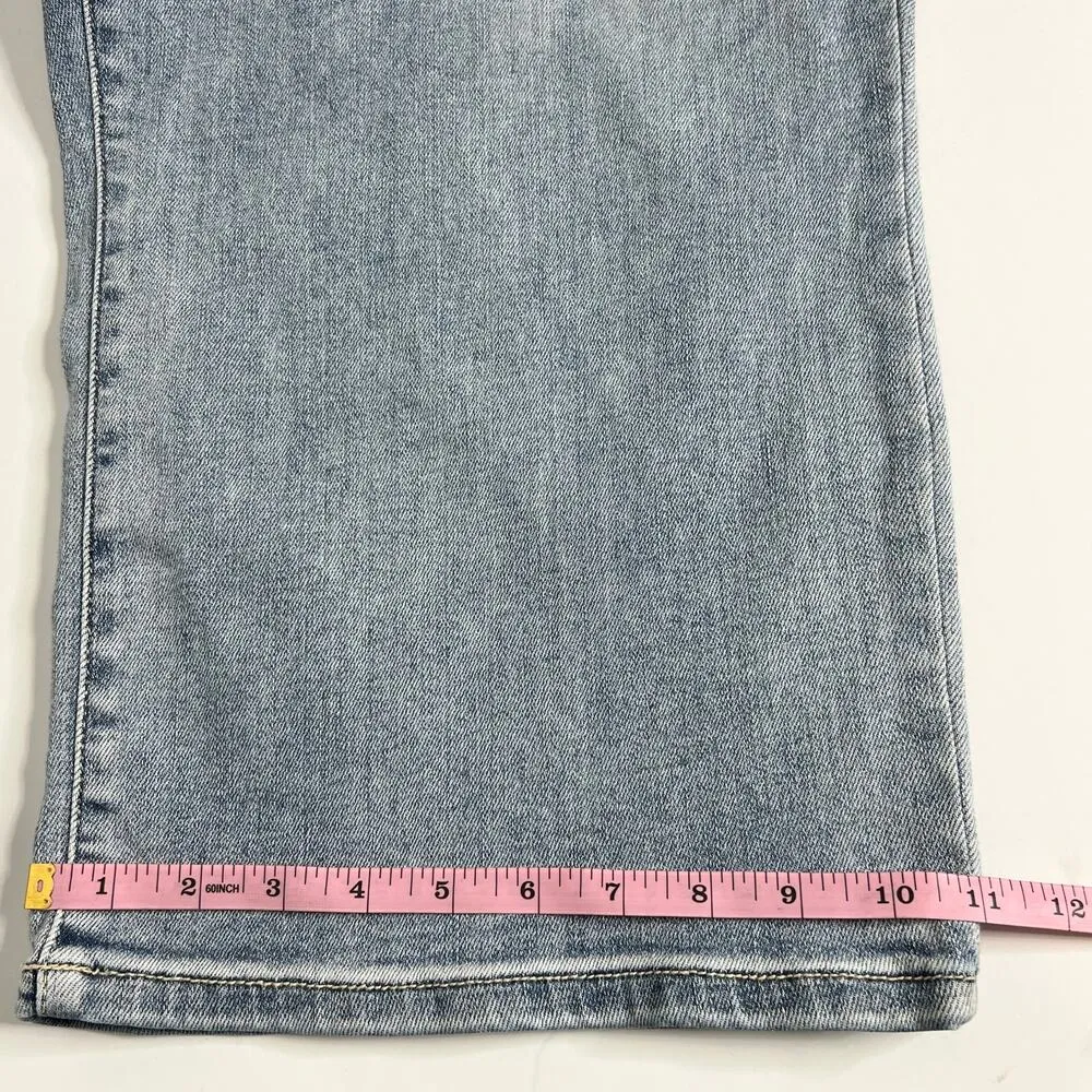 Judy Blue Mandy Wide Leg Cropped Stretch Denim Jeans Plus Size 24 - Image 7