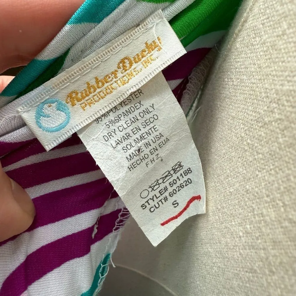 Rubber Ducky Productions Strapless Jersey Maxi Dress $267 S Blue - Image 8