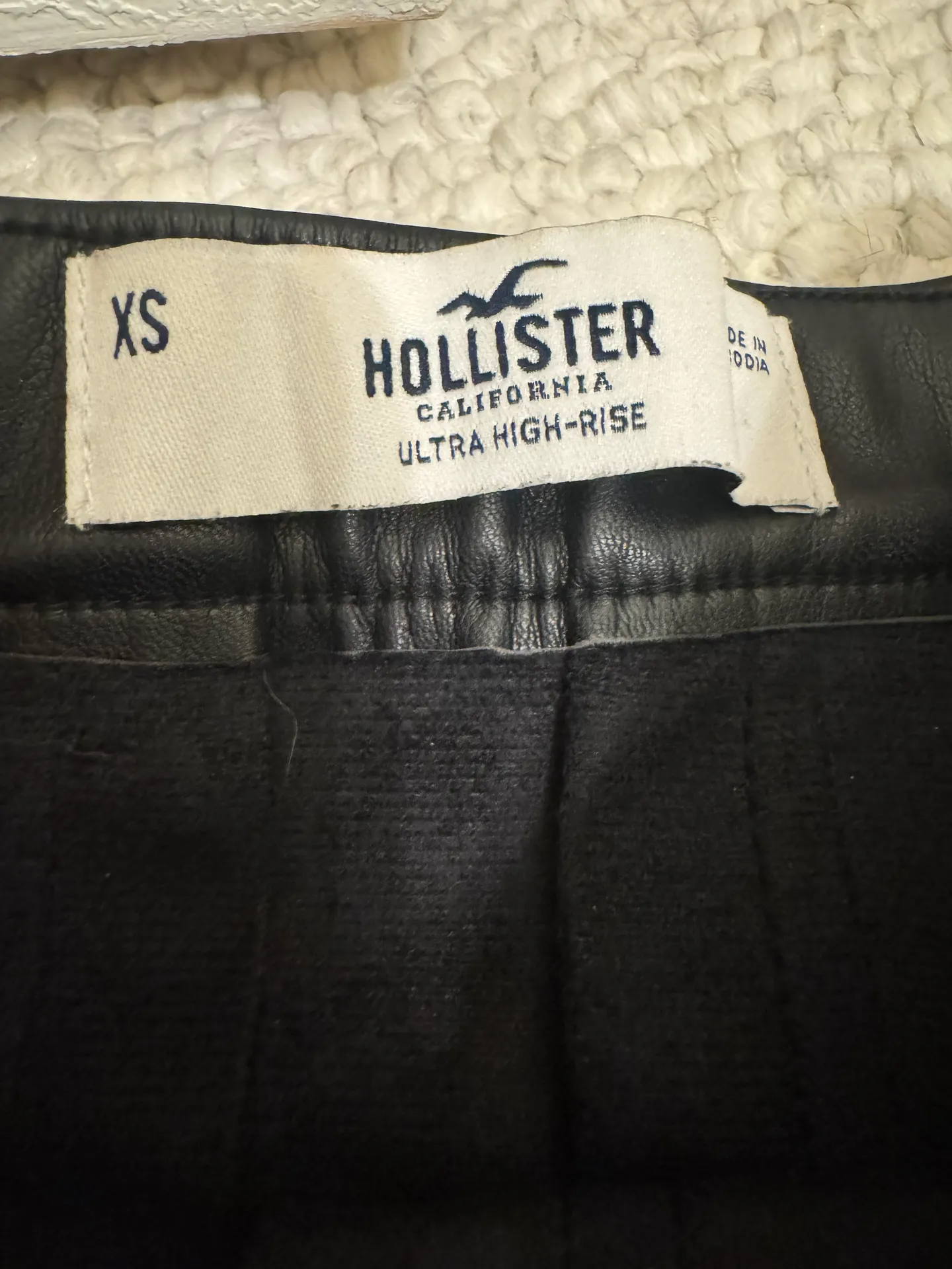 Leather Pleated Skirt - Image 2